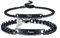 XUANPAI Personalisierte Partnerarmbänder - Graviertes Paar Armband für Familie, Paare und Pärchen