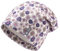 Sterntaler Beanie Bedruckt mit Blumen für Mädchen - Baby und Kinder Mütze aus Mischgewebe - gefüttert mit Baumwollfleece - blasslila, 47