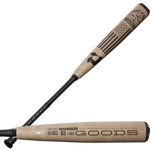 DeMarini Unisex-Erwachsene 2024 The Goods (-3) BBCOR Baseball Bats Baseballschläger, Camo, 34.5/31.5 oz