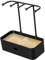 LOVIVER Jewelry Display Stand Hanging Organizer with Wood Tray Handmade Holder Hanger Jewelry Rack for Rings Tabletop Household, Black