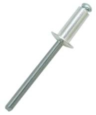 100x 4.8 x 20mm Dome Head Blind Pop Rivet Aluminium Body Steel Mandrel