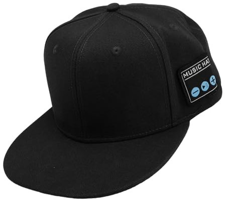 Bewinner Removable Cap with Bluetooth Speaker, Adjustable Music Hat Bluetooth Cap, Outdoor Sports Baseball Cap, Snapback Hats for Men, Wireless Music Hat for Running, Cycling, Hiking,
