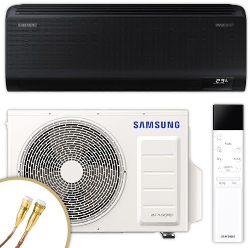 Samsung Split Klimaanlage | WindFree Avant | 2,5 kW | Schwarz | Quick-Connect