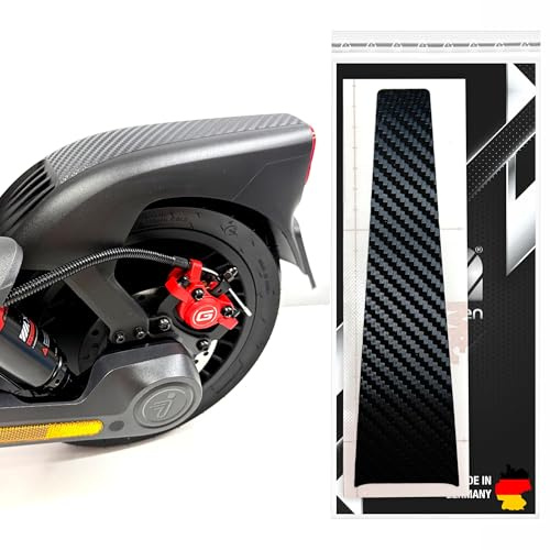 m2medien Schutzblech Aufkleber Carbon Optik geeignet für Segway Ninebot MAX G3 D E-Scooter G3D