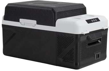 zcamp KM20 20L Mini Frigo Frigorifero Portatile Per Auto Congelatore 12/24V DC,Per Viaggio, Picnic, Campeggio Uso Esterno, da -20℃ a 20℃
