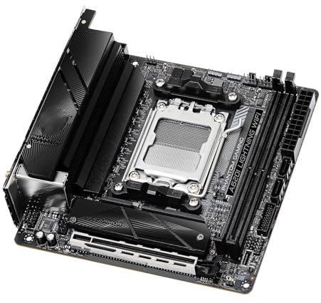 Placa Madre Placa Base Fit For ASROCK A620I Lightning WiFi Mini-ITX Socket AM5 A620 DDR5 128 GB M.2 Compatible con CPU Ryzen 5 7400F 7 7700