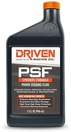Driven Racing Oil Synthetic Power Steering Fluid Quart Bottle