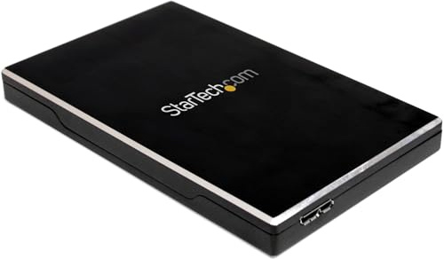 StarTech.com 2.5in USB 3.0 SSD SATA Hard Drive Enclosure - Storage enclosure with power indicator - 2.5 - SATA 3Gb/s - 3 Gbit/s - USB 3.0 - black - SAT2510BU32