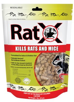 RatX All-Natural Humane Rat and Mouse 1 lb. Bag - EcoClear Products 620101
