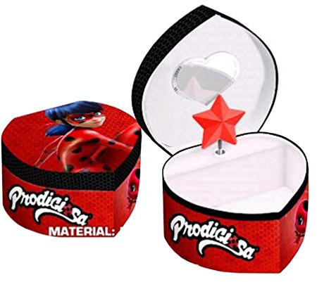Disney Herz Ladybug Schmuckkästchen mit Musik, LB17030