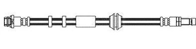 Borg & Beck BBH8412 Brake Hose To Fit Volvo S80 II V70 III(BW) 3/06-