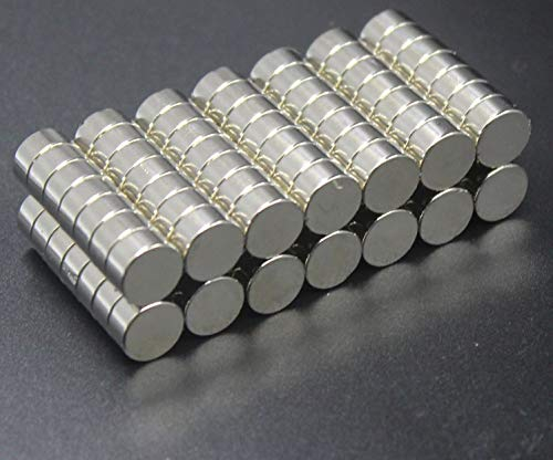 daw21onlineshop Neodym Magnete Starke Super Magnete 10x5mm 10 Stück N35 Sehr Starke Magnete für Glas-Magnetboards, Magnettafel, Whiteboard, Tafel, Pinnwand, Kühlschrank
