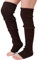Nanxson Damen Lang Stulpe Leg Warmer Gestrickte Over-Knee Lange Beinstulpe Tanzen Strumpf (Kaffee-65)