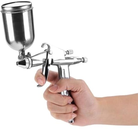 Mini Spruzzatore di Vernice, Professional 0.5mm Ugello 125ml Pistola a Spruzzo per Verniciare per la Riparazione di Vernici per Auto Superfici di Mobili