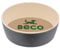 Beco Dog Bowl - Food and Water Bowl, Bamboo, Coastal Grey, (Large, 18.5cm Diameter)