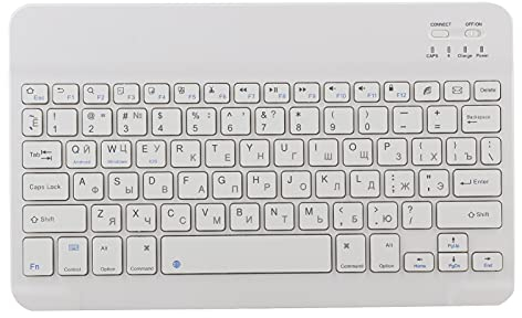 Estink 10-inch Keyboard, Wireless Bluetooth Computer Keyboard, Arabic, Available Spanish and Russian Languages, Compatible with Android, and Windows(Russian)
