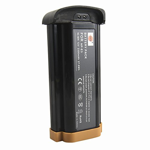 DSTE 2300mAh NP-E3 NPE3 Ni-MH Battery Compatible with Canon EOS-1D Mark II EOS-1Ds Mark II EOS-1Ds EOS-1D EOS-1D Mark II N
