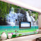 Photo Papier Peint Paysage nature cascade 3D Intissé Décoration Murale XXL Poster Trompe l oeil Tableaux Muraux pour Salon Chambre Toile de Fond Mur 350x256cm