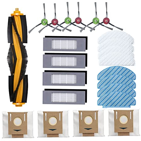 Zubehör-Set, kompatibel mit Yeedi Vac 2 Pro/Vac/Vac Max/Vac Station Saugroboter, 23 Stück