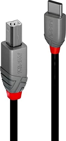 LINDY 36942 CABLE USB 2 M USB 2.0 USB C USB B NEGRO (LINDY 2M USB 2.0 TYPE C TO B CABLE)