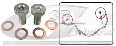 3RG INDUSTRIAL - Kit De Vis Banjo Turbo - OEM 9677529380 - Pièces détachées pour voitures, moteurs et autres pièces de véhicules - Compatible avec de nombreux modèles de voitures et de motos.