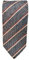 Generico Krawatte aus 100 % Seide, hergestellt in Italien, 8 cm, helle Farbe mit Streifen in Beige/Rot, italienischer Stoff – Schneiderei, gelb, Uomo, Taglia unica