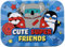 Super Friends Kinderpflaster Lizensiertes Produkt - Metall-Box - 24 Pflaster - Schönes Design Pflaster Aufbewahrungsbox für Kinder - Geeignet für Rucksack - Handtasche
