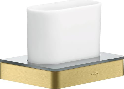 hansgrohe AXOR Universal Accessories Zahnputzbecher, 42834950, Farbe: Brushed Brass