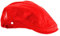 Royal & Awesome Solid Bright Red Golf Flat Cap, Knallrote Hüte für Herren, Rote Golfmütze für Herren