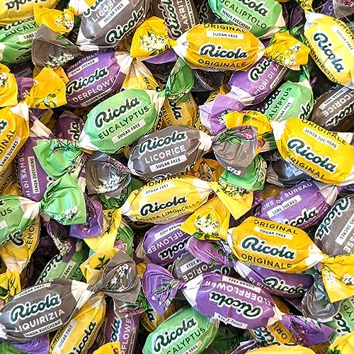 Assortiment de bonbons sans sucre emballés | Goûts assortis | Bonbons sans lactose et sans gluten | g 400