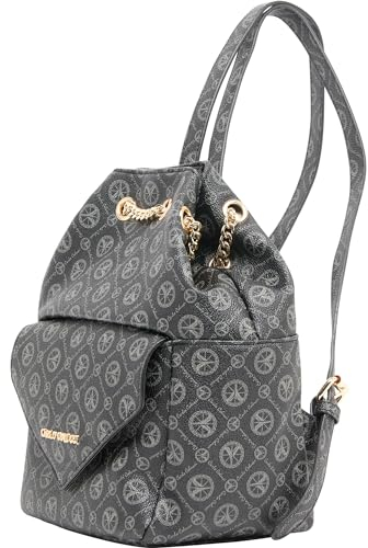 Carlo Colucci Rucksack mit Kette Schwarz OS