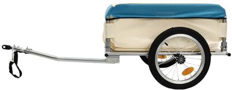 Fahrradanhänger,Fahrrad Anhänger 50 kg Last,Aufbewahrungsbox Größe 52 * 69 * 27cm Zwei 15,55-Zoll große Räder Machen Ihre Reise stabil und einfach