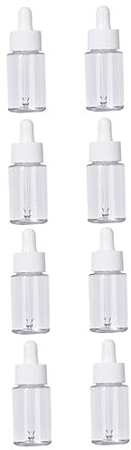 FOMIYES Lot de 2 Flacons Compte-gouttes en Verre Lisse de 100 Ml Capacité pour Cosmétiques 4 Pièces