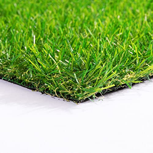 Steffensmeier Sonderposten Kunstrasen | 1m und 2m Breite | Grün | Florhöhe: 24 mm | Größe: 100x100 cm