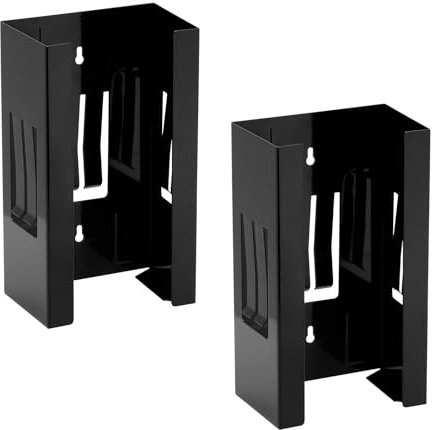 Mayouko 2PCS Magnetic Glove Dispenser Holder, Box Holder Wall Mount for Tissues, Disposal Gloves, Wipes, Tool Cart Accessory, 8LBS, Mount onto a Tool Box or in Garages, Workshops and Kitchens
