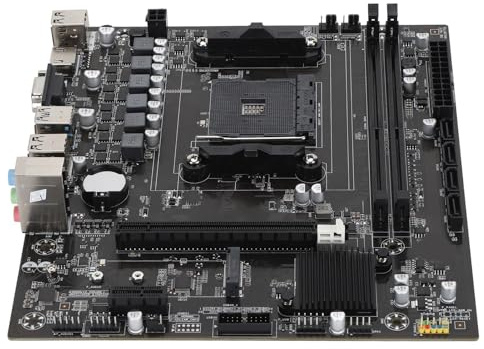 Annadue A320 M ATX-Gaming-Motherboard, DDR4-Boost, Bessere Leiterplatte, Multi-Screen-Display-Unterstützung für Ryzen5000, mit Kompatibilität mit Allen Gängigen Erweiterungsgeräten