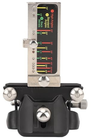 di Guida per L'affilatura, Kit per Affilare Scalpelli per la Lavorazione del Legno Regolabile con Angolo Manuale in Lega di Alluminio a 3 Livelli, Fine Tune Guida del Supporto