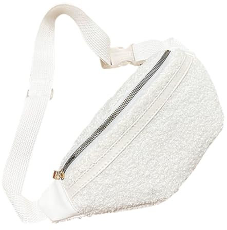 LIFKOME Frauen Fanny Pack Aus Plüsch Einstellbare Gürteltasche Für Laufen Wandern Und Reisen Modische Und Lässige Bauchtasche Für Studenten Und Freizeitgestaltung