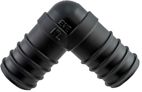 Pond Hose Connectors: T-Bend, Straight, Tap, Valve, Tee, Elbow, Flow Control, Adjustable, Leak-Proof Fittings for Water Pumps, Filters, and Irrigation Systems (Elbow 32mm - 1.25)