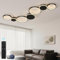 BAYHT Deckenleuchte LED Wohnzimmerlampe with Matte, 62 W 5300 lm, 3000-6500K, Kompatibel Mit HomeKit, Alexa, Google and IFTTT, Alexa Deckenlamp Für Schlafzimmer Wohnzimmer Schwarz