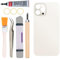 Yuntunele Back Covers Glass Replacement Compatible with iPhone 12 Pro All Carriers with Repairing Tool Kits (Gold)