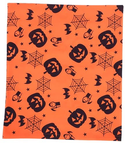 Cabilock Stuhlbezug Für Halloween Abnehmbar Und Waschbar Stuhlschutz Mit Halloween-Muster Geeignet Für Esszimmer Küche Party Und Festivaldekoration