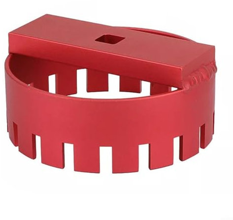 Alanmoship Fuel Pump Socket Lock Ring Removal Tool Aluminum Alloy Professional Installation Kit, For Volvo S60 S80 V70 XC70 XC90 2001-2014 Red