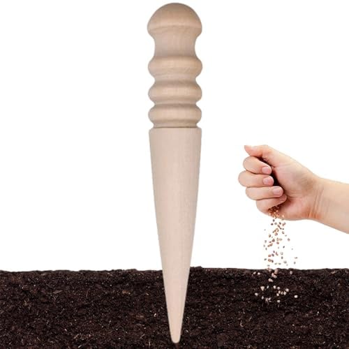 Garten-Setzholz Mini-Pflanzstab aus Holz