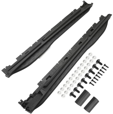 GEARFLOW Trittbretter Seitenbretter Set kompatibel mit Mercedes Benz GLC X254 C254 Coupe 2023-neu, rutschfest, belastbar bis 360 kg, Aluminium & Kunststoff, Seitenschweller Links & Rechts