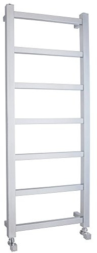 Hudson Reed HL375 Eton | Modern Bathroom Vertical Wall Hung Heated Towel Rail, 1200mm x 450mm, Chrome, 1200 x 450 mm
