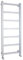 Hudson Reed HL375 Eton | Modern Bathroom Vertical Wall Hung Heated Towel Rail, 1200mm x 450mm, Chrome, 1200 x 450 mm