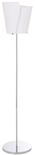 Villeroy & Boch Stehleuchte Sydney Metall chrom, Acrylschirm weiß EEK: E - A++