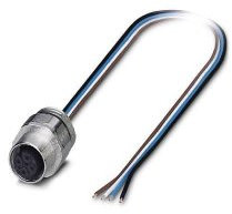 PHOENIX CONTACT SACC-EC-M12FS-4CON-PG9/0.5 Wunddurchführung, 4 Polig, 4 x 0.34mm², 0.5m TPE-Litze, 25.200g Gewicht