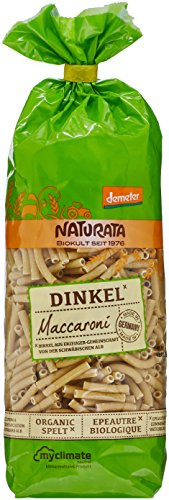 Naturata Bio Maccaroni kurz Dinkel hell (2 x 500 gr)